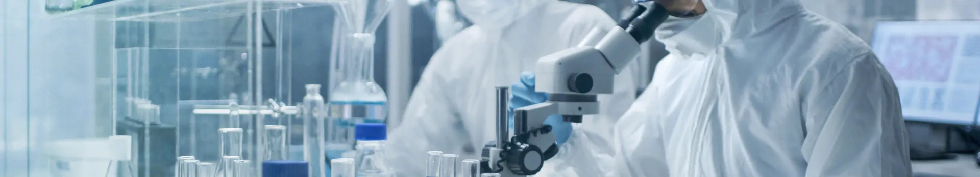 Research in the laboratory.
